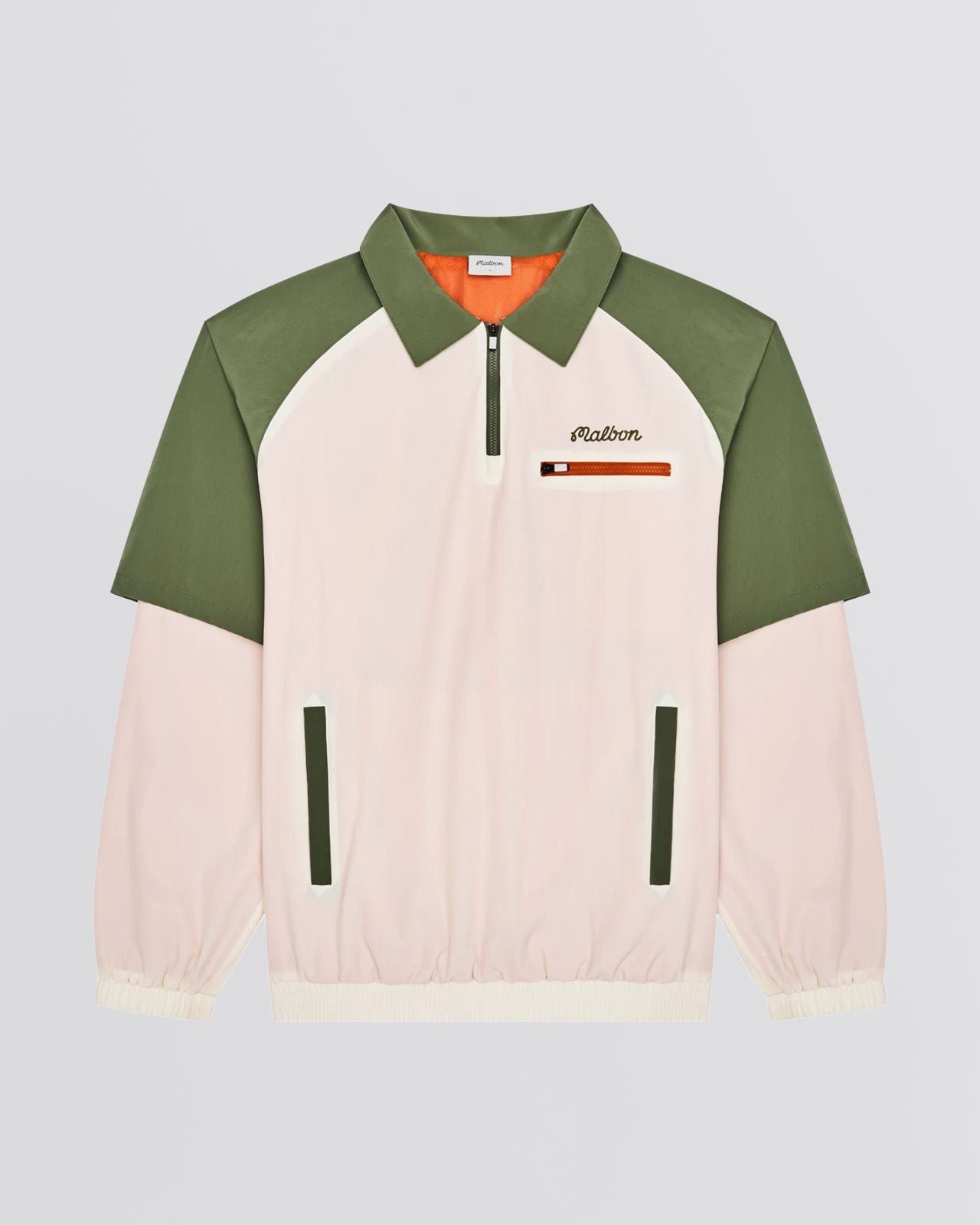 Malbon Marina Windshirt Cream/Olivine – TRENDYGOLFUSA.COM