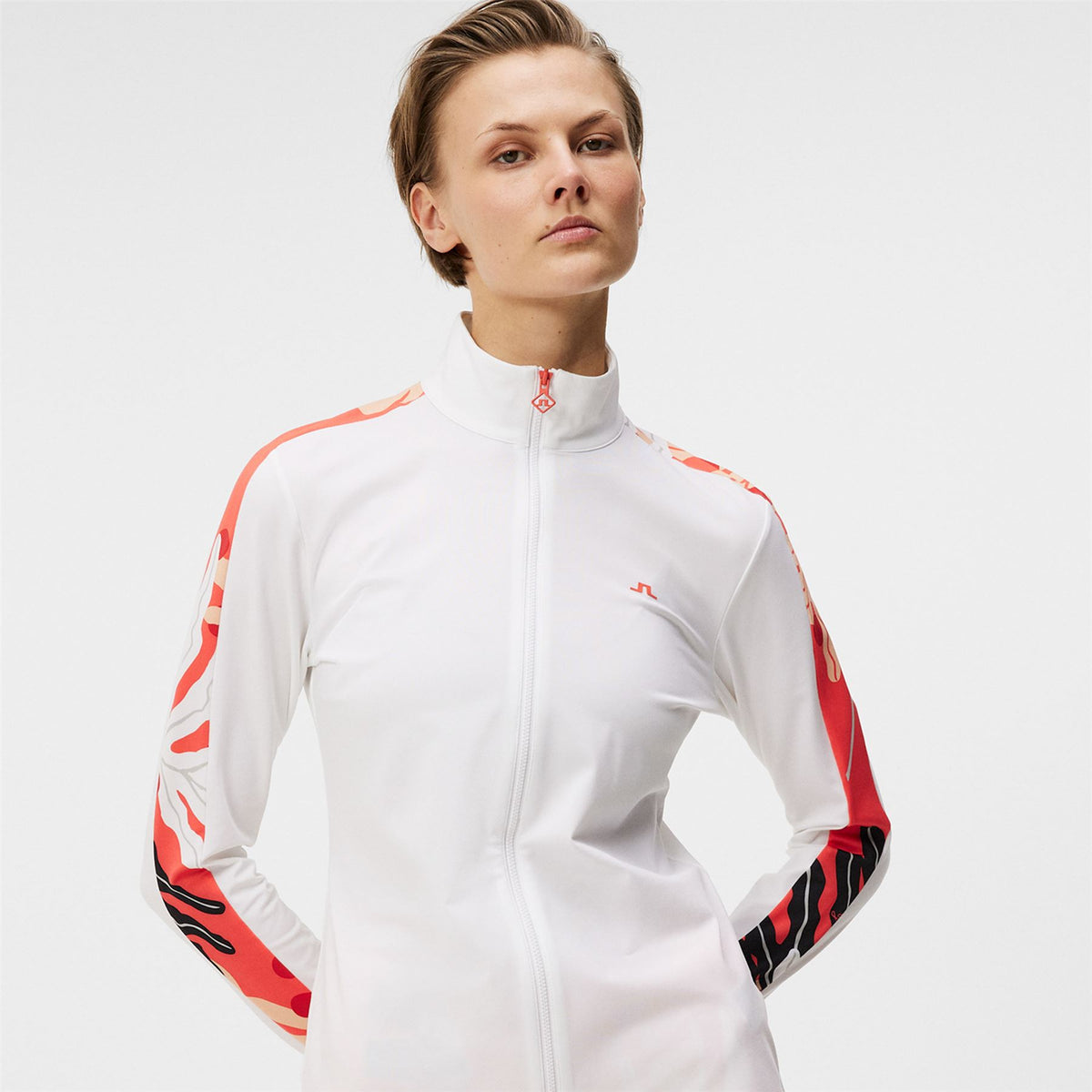 Womens Winona Print Mid Layer White W23