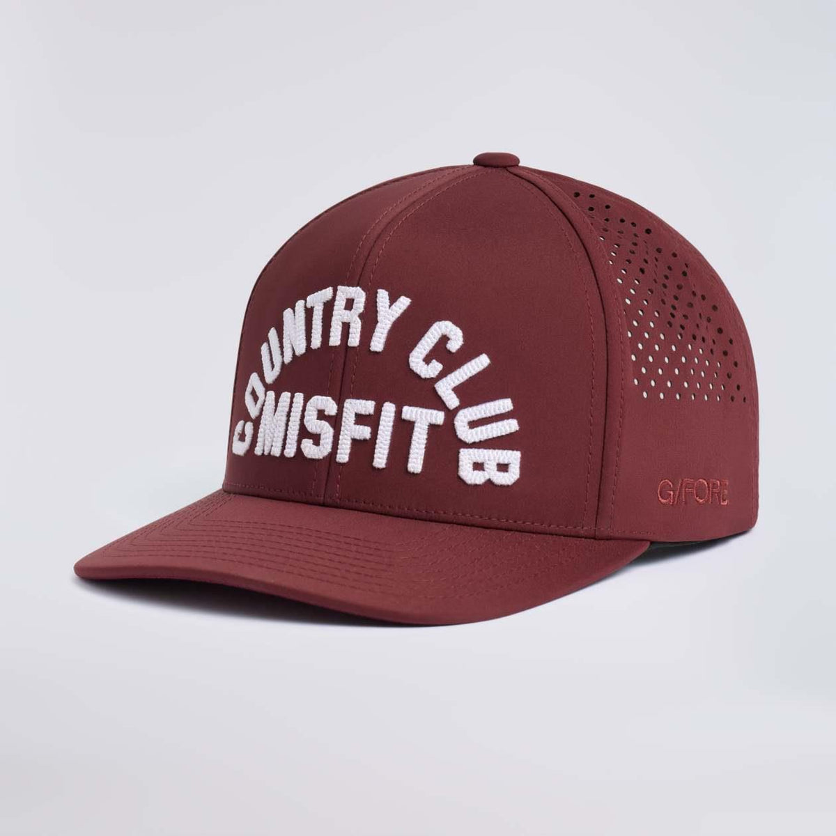 Country Club Misfit Delta Hat Dark Plum