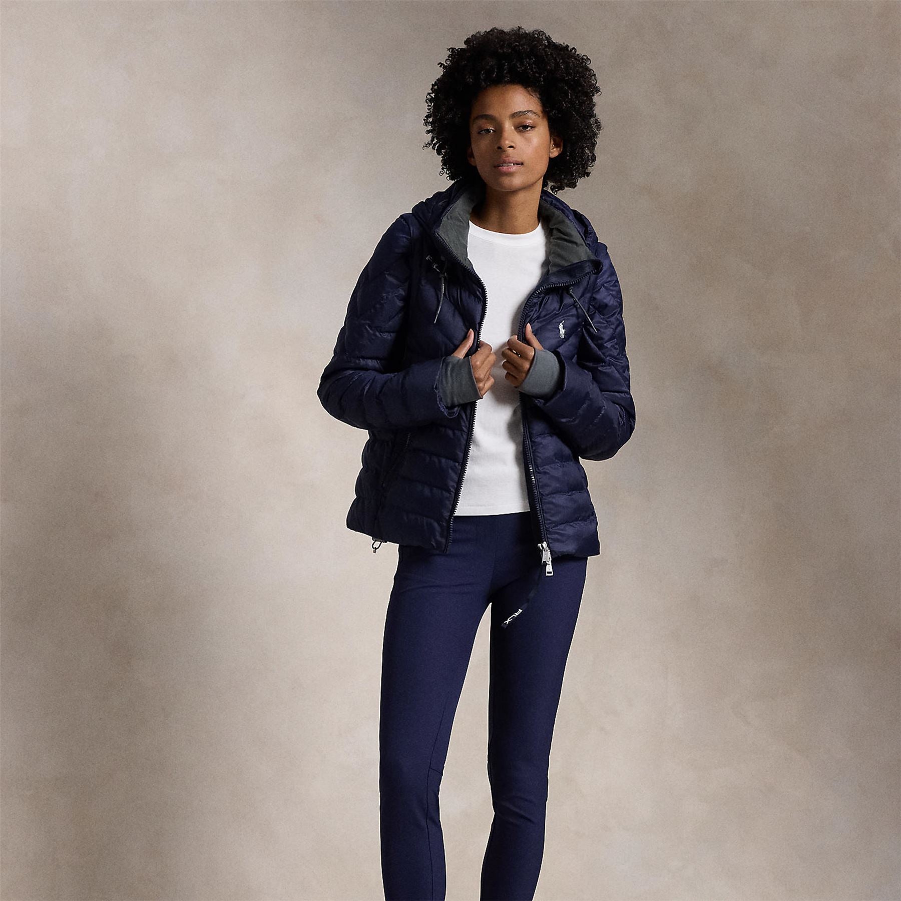 Ralph Lauren RLX Ripstop Full Zip Windbreaker Refined Navy