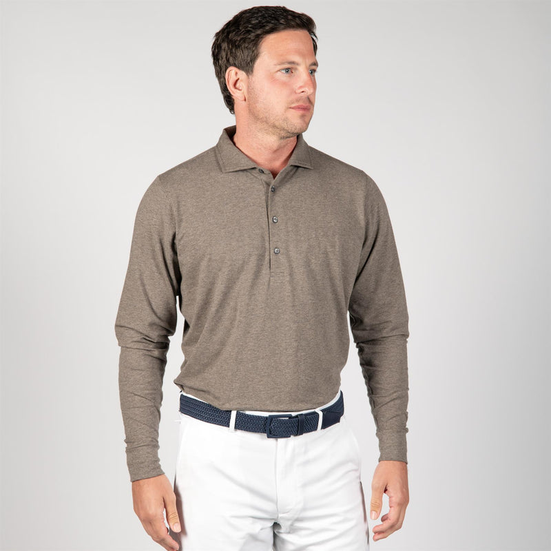 Quinlivan LS Polo Elk Heather