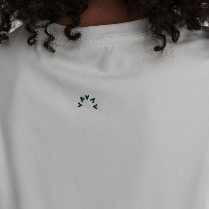 Womens Arton Performance Tank Polo White/Forest