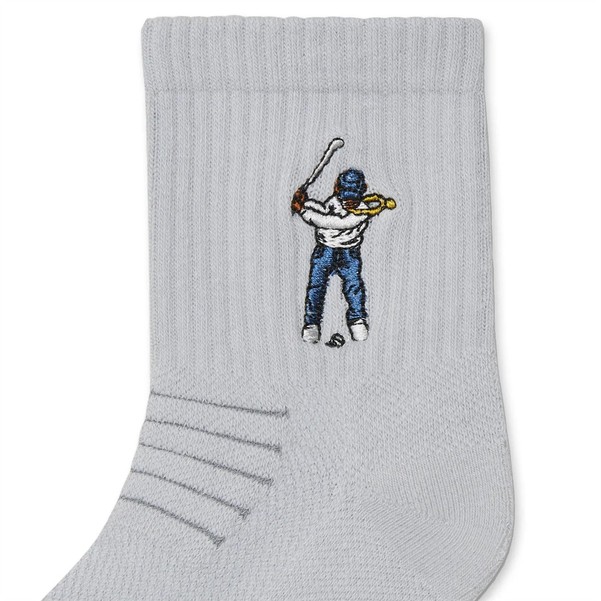 Ankle Height Logo Socks Grey