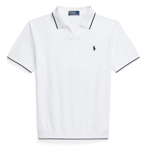 Polo Golf Johnny Collar Cotton Polo White - SS25