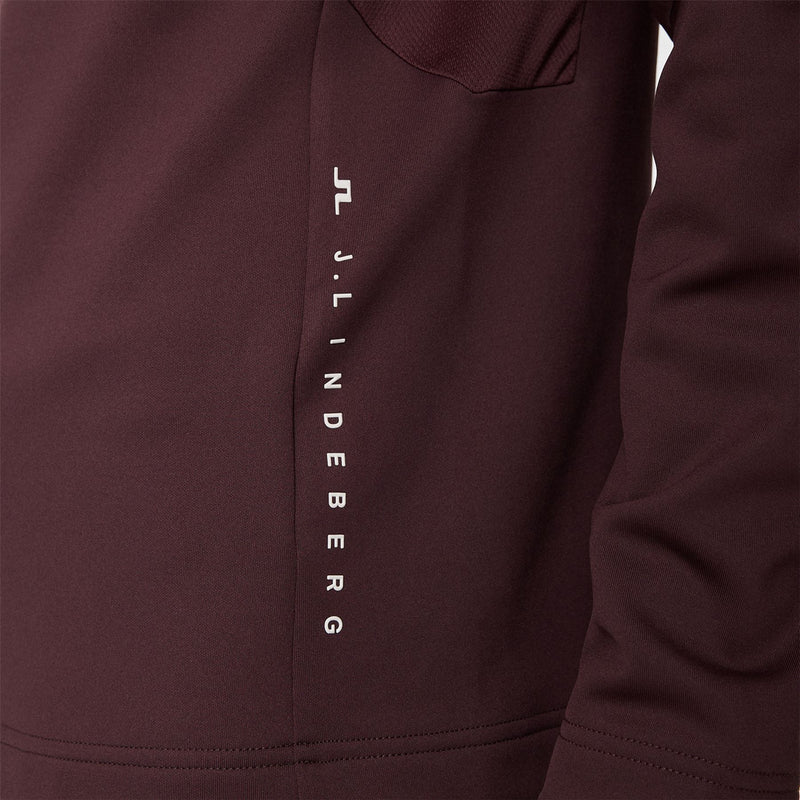 Vinnie Quarter Zip Mid Layer Huckleberry