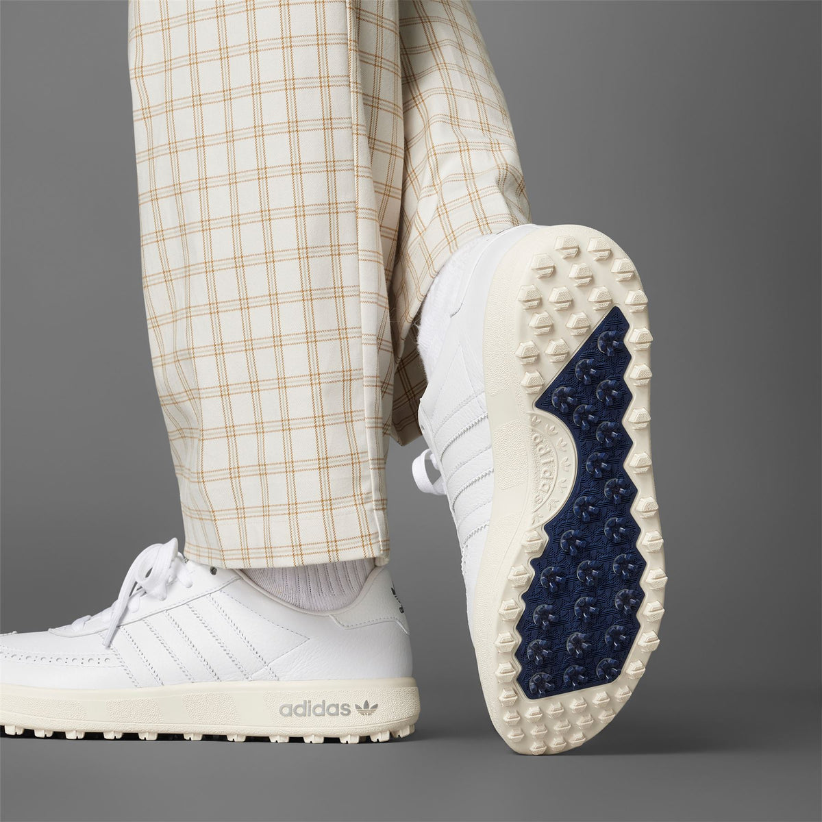 Coursecup Spikeless Golf Shoes White/Iron