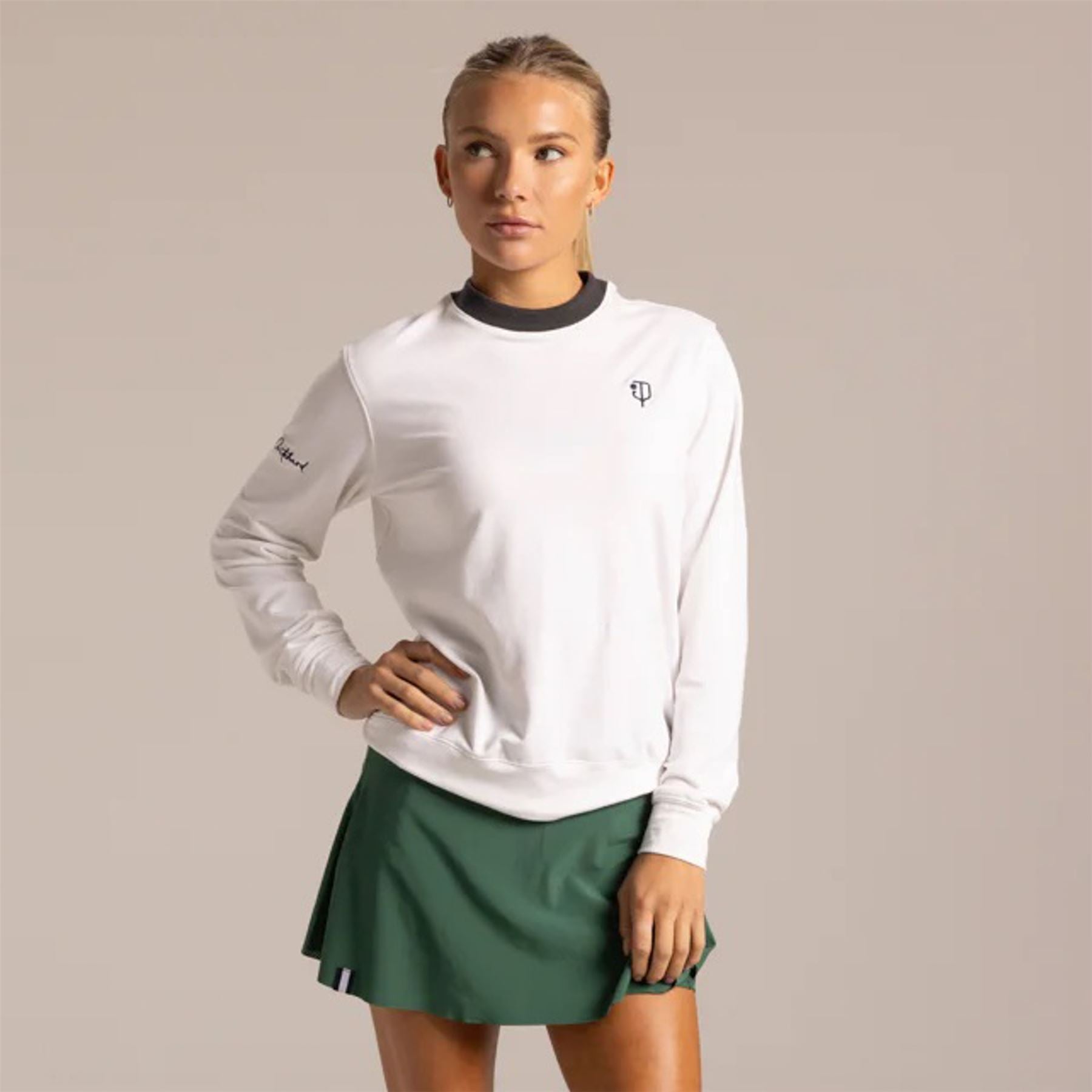 Womens Founders Crew Neck Clubhouse White