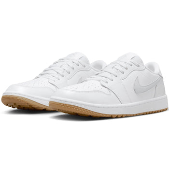 Nike Air Jordan 1 Low G White/Pure Platinum-Gum Med Brown