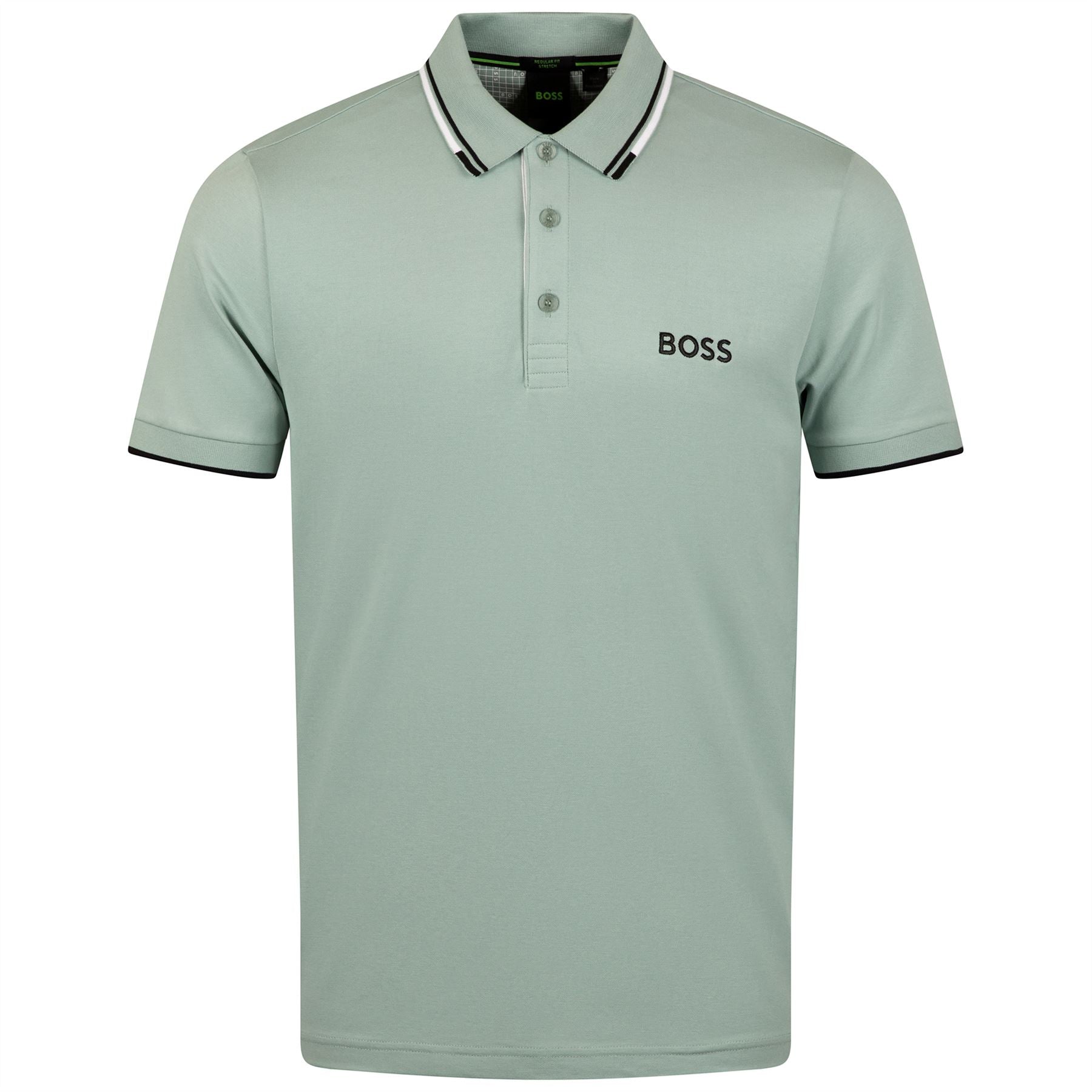 Paddy Pro Cotton Polo Open Green