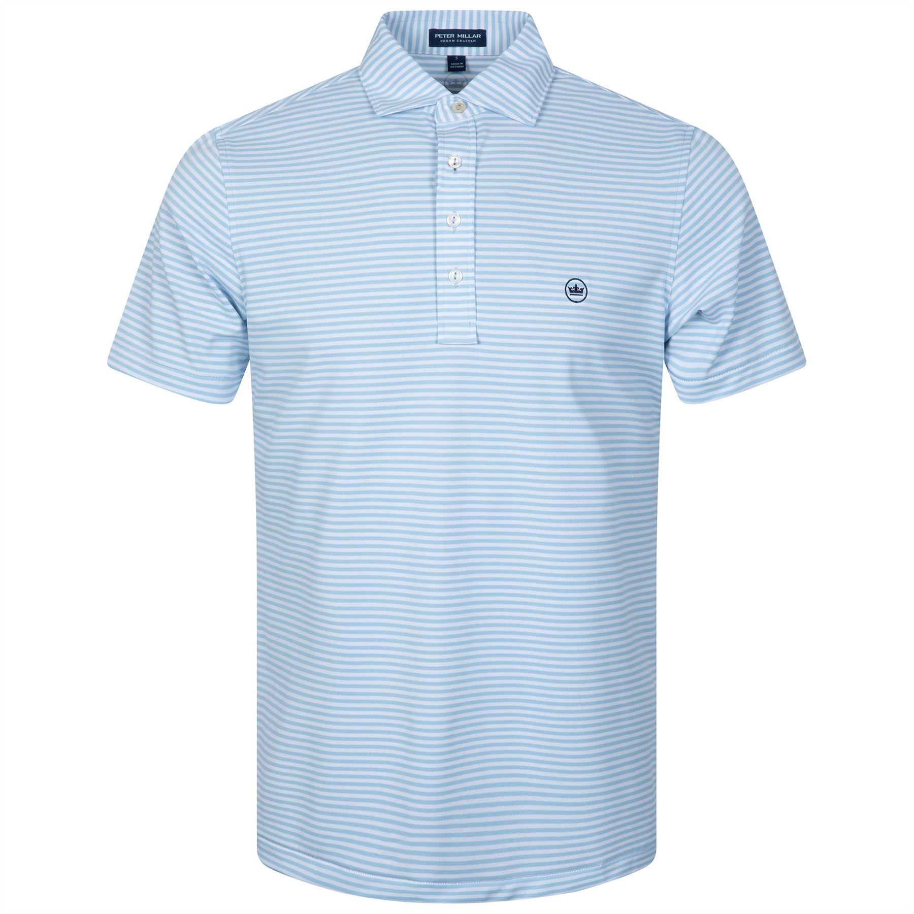 Mood Perfromance Mesh Polo Blue Frost