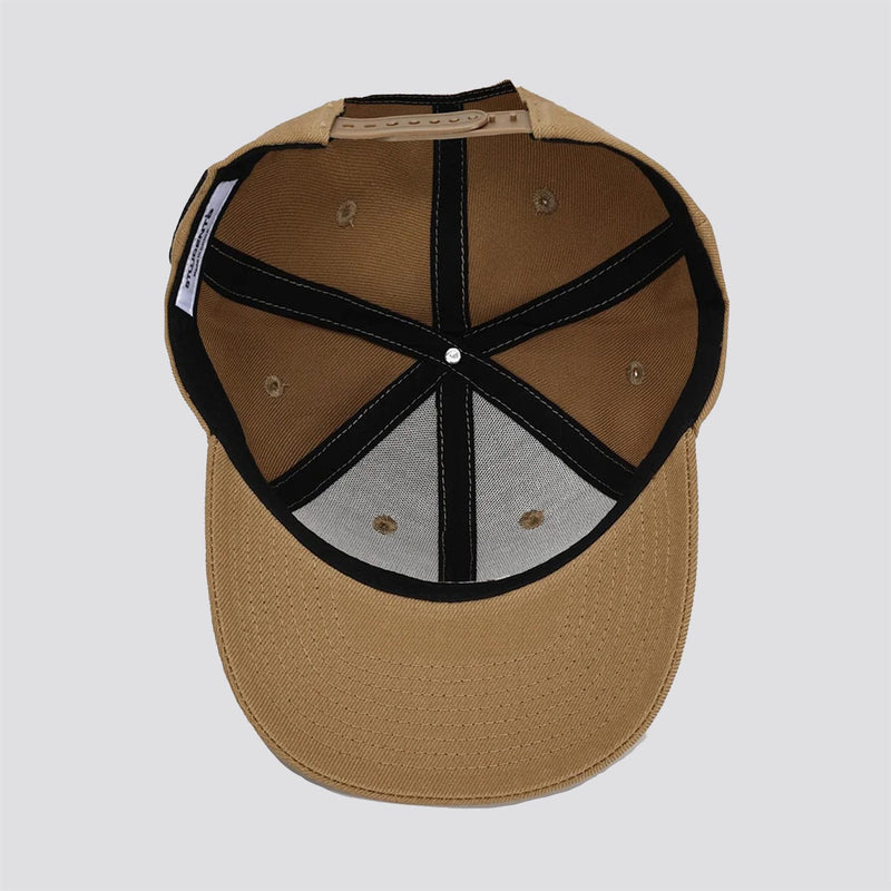 Bases Covered Unstructured 6 Panel Wool Hat Brown