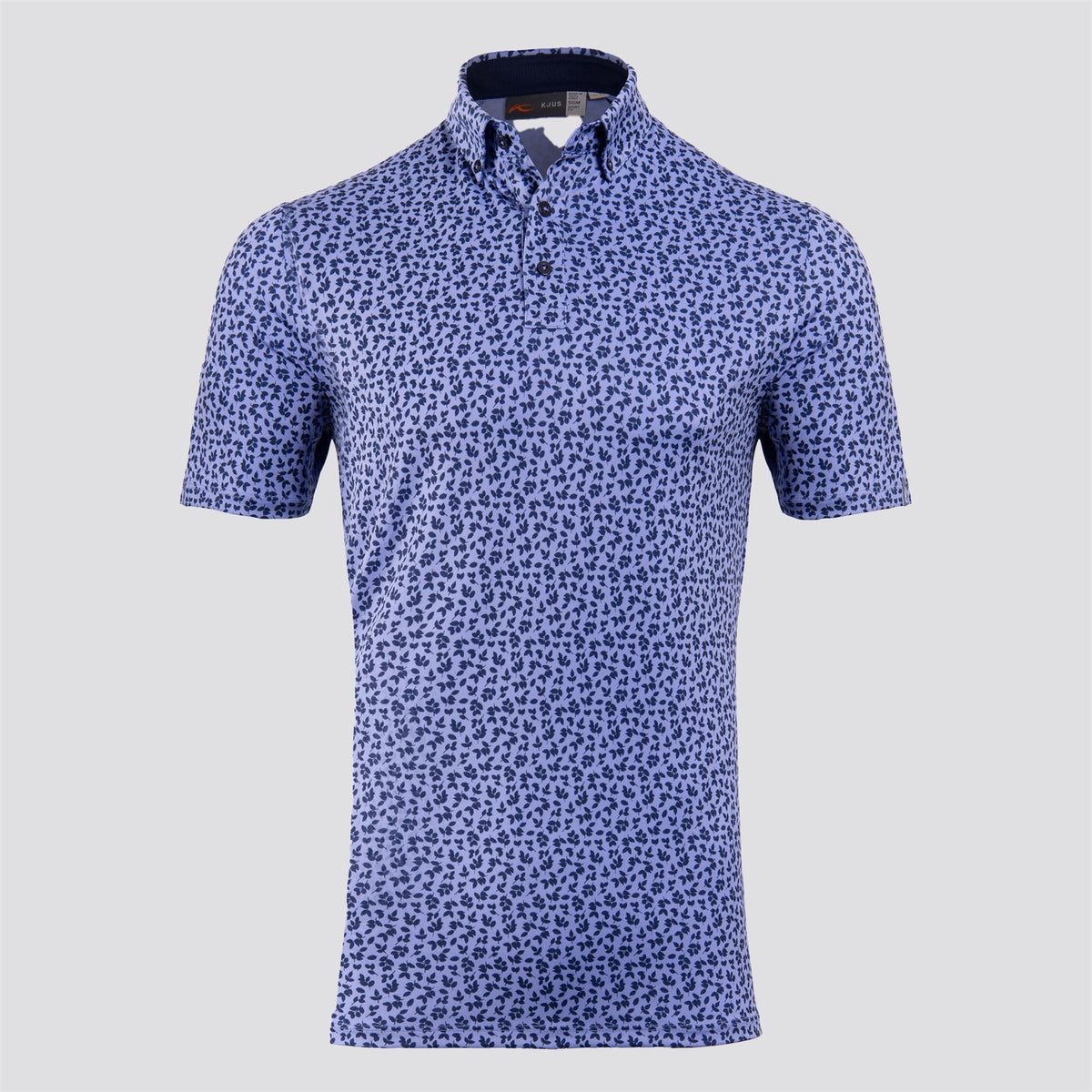 Lance Printed Polo Reflection/Atlanta Blue