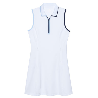 Womens Polo Lined Dress Snow - SS23