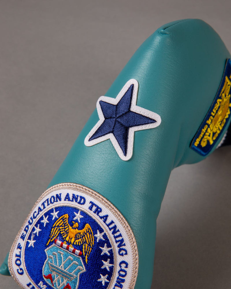 Riviera U-Leather Blade Putter Cover Oceanside Blue