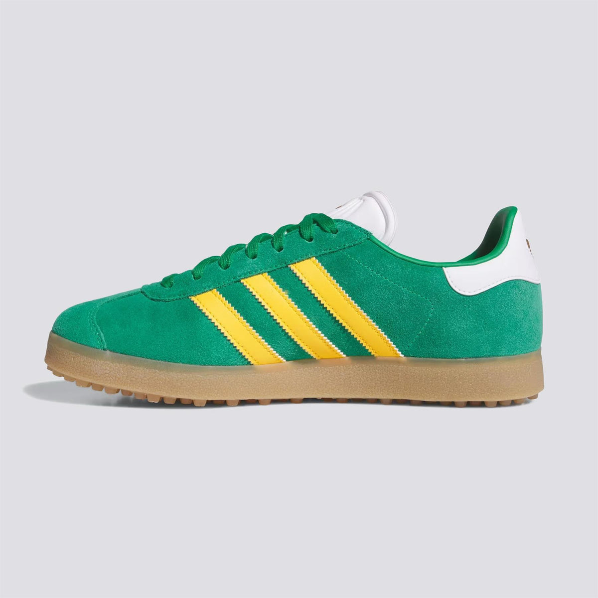 Gazelle Spikeless Golf Shoes Green/Crew Yellow/Footwear White
