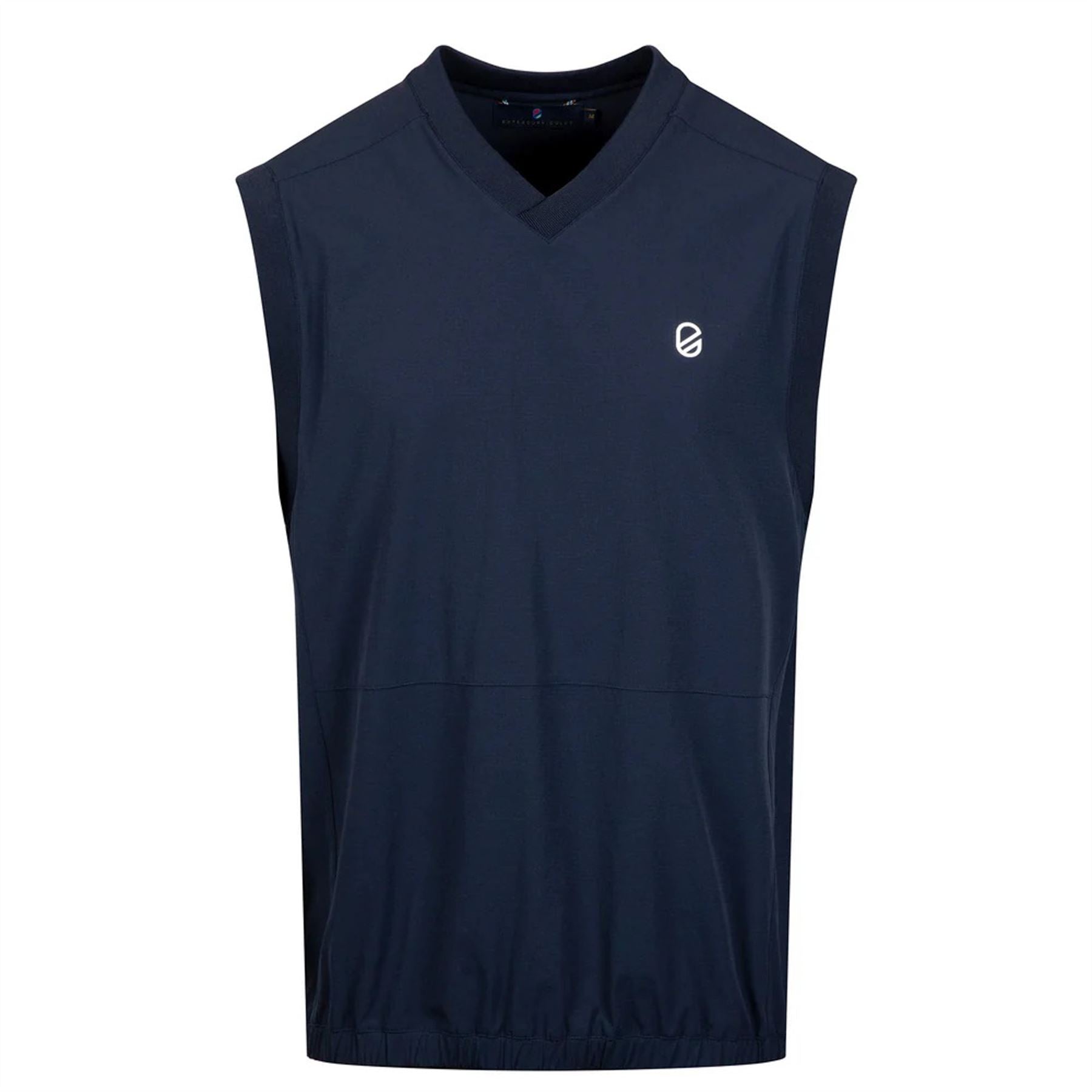 Haze V-Neck Vest Faded Navy