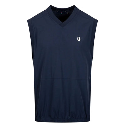 Haze V-Neck Vest Faded Navy
