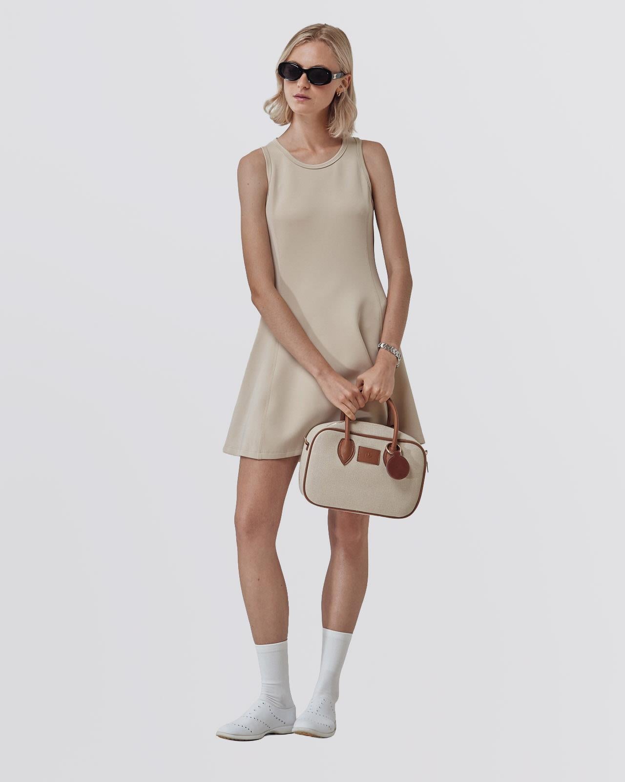 Womens Air Loft Ribbon Sport Dress Tan/Coffee