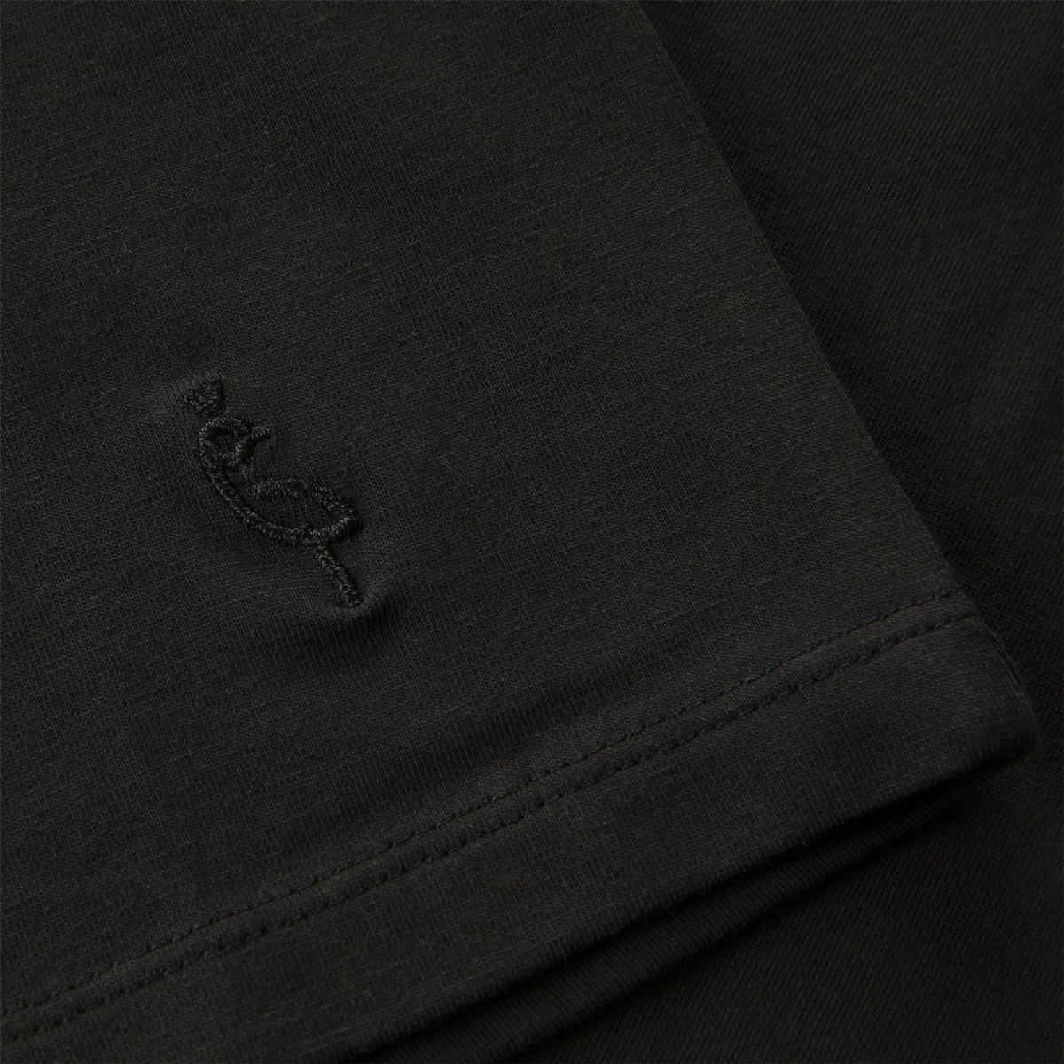 Womens Tulip Pocket Tee Black