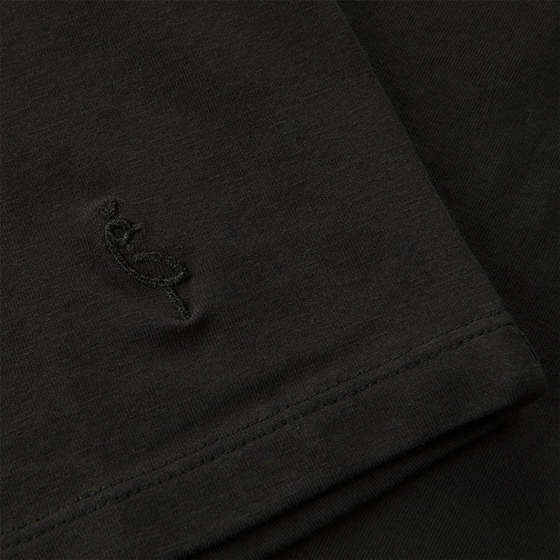 Womens Tulip Pocket Tee Black