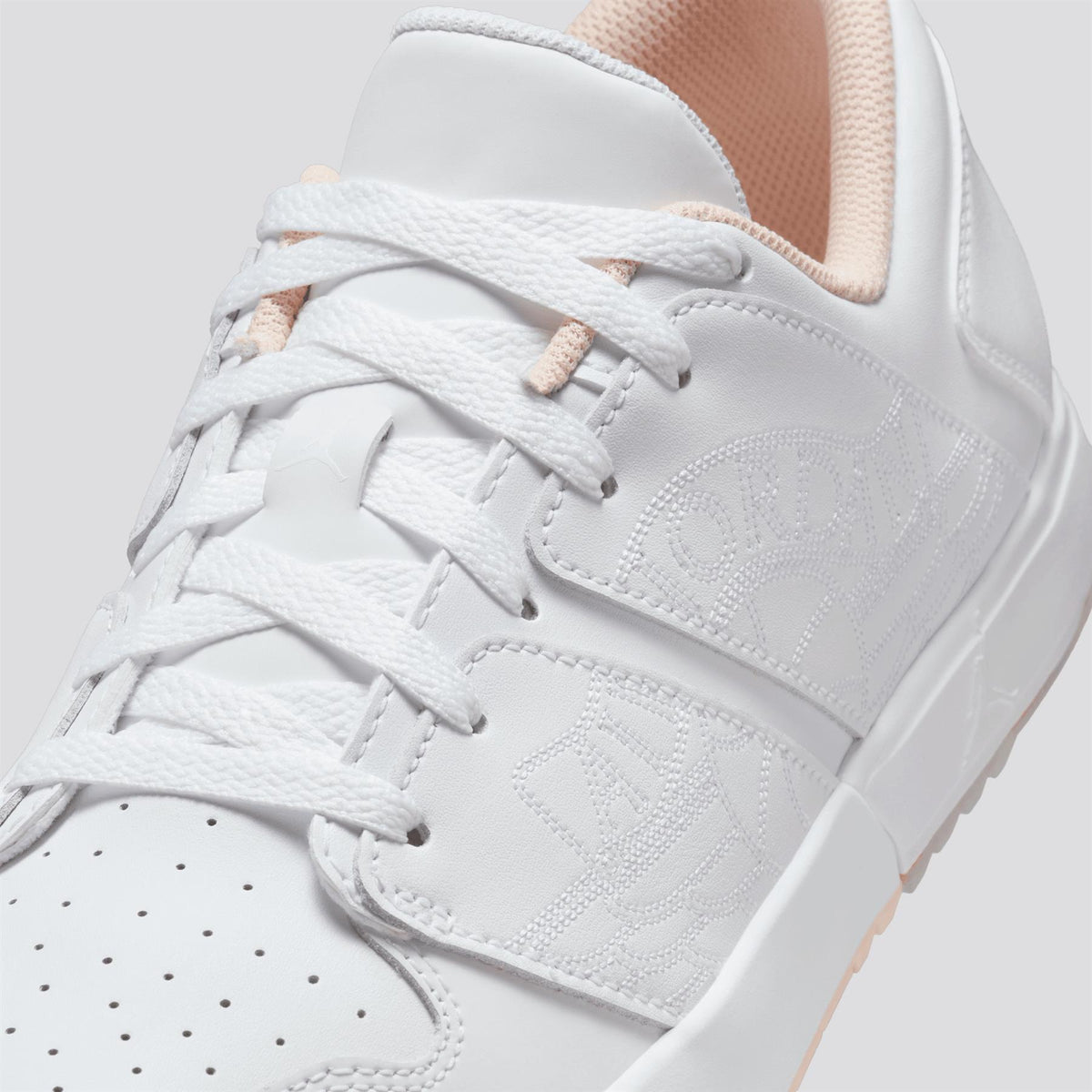 Jordan NU Retro 1 Golf Shoes White/Washed Coral