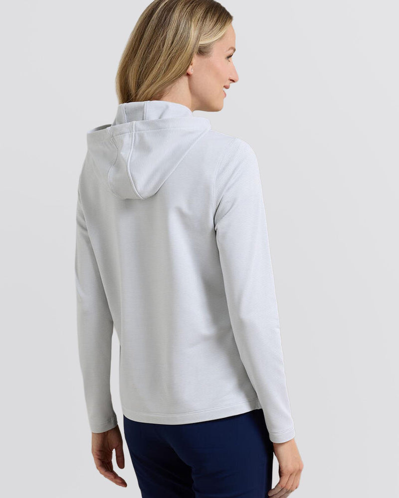 Womens Pine Sugar Stripe Performance Hoodie