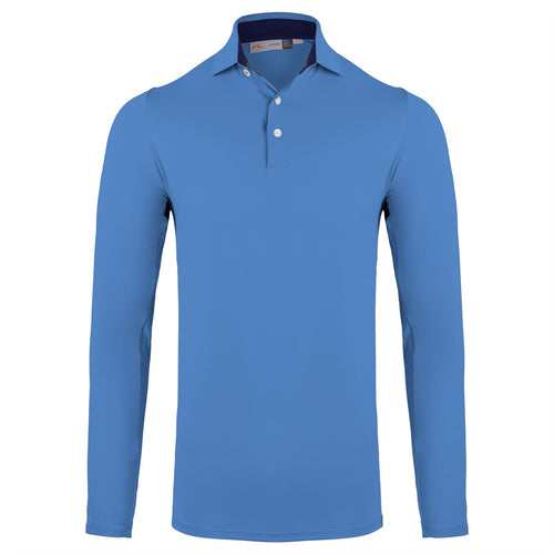 Soren LS Solid Polo Cerulean - SS25