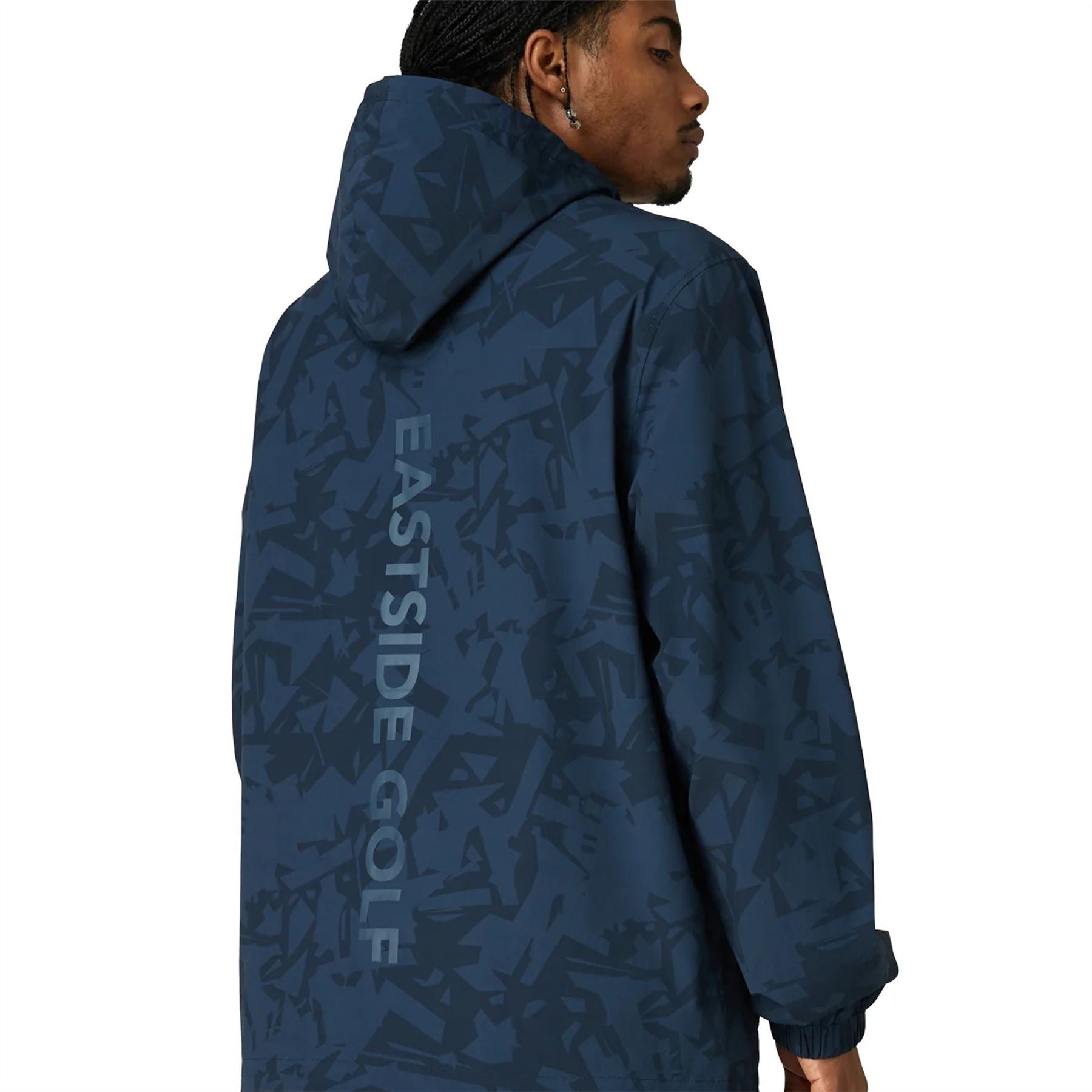 Eastside Golf Full Zip Windbreaker Midnight Shatter