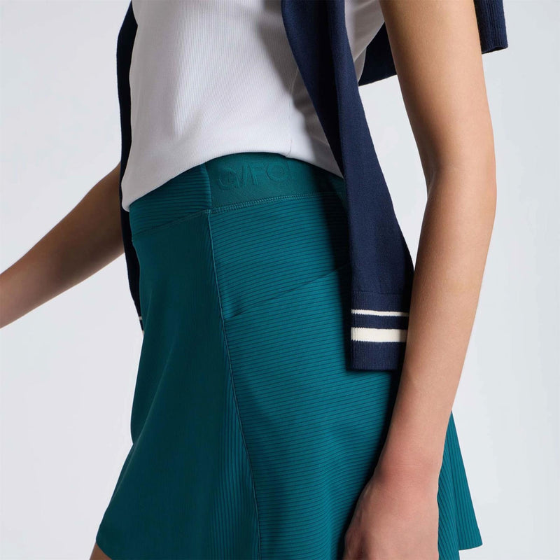 Womens 2 Tone Knockout A-Line Skort Marine Teal