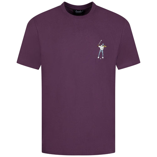 Core Short Sleeve Tee Black Berry Wine - W23