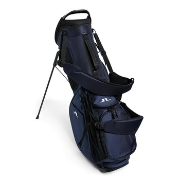 J.Lindeberg JL Flare Synthetic Leather Golf Bag JL Navy