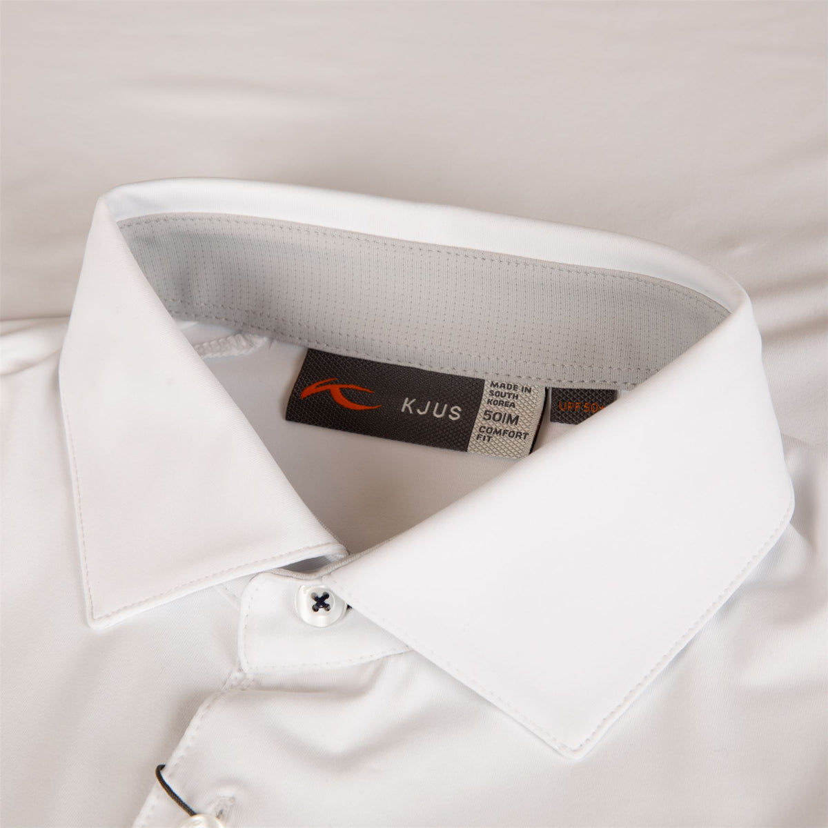 Soren LS Solid Polo White