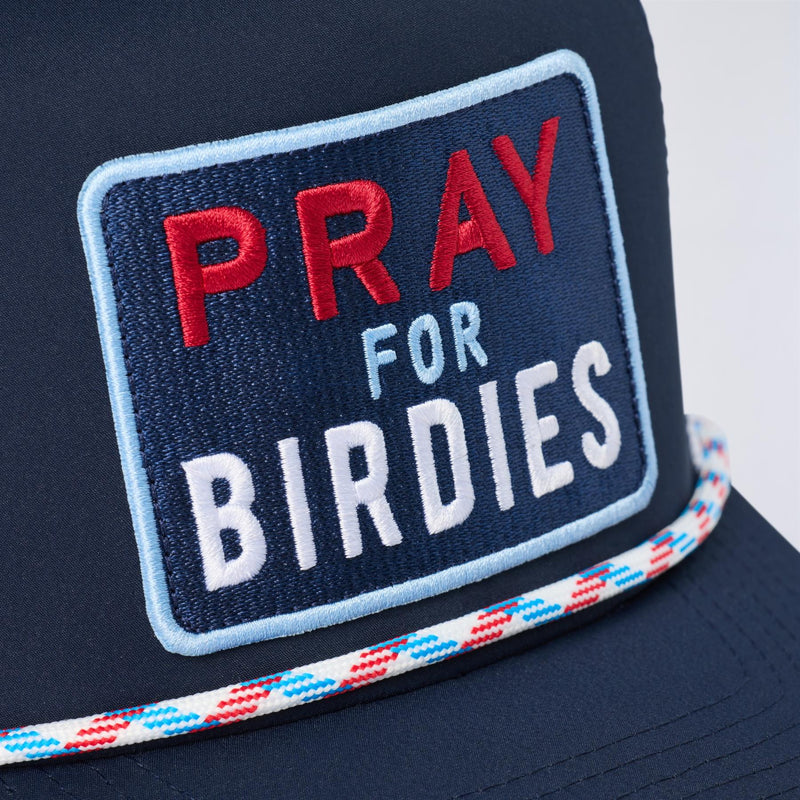 Pray For Birdies Retro Mid Trucker