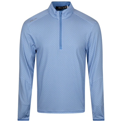 Classic Fit Stretch Jersey Pullover Summer Blue Refined Tile - SS24