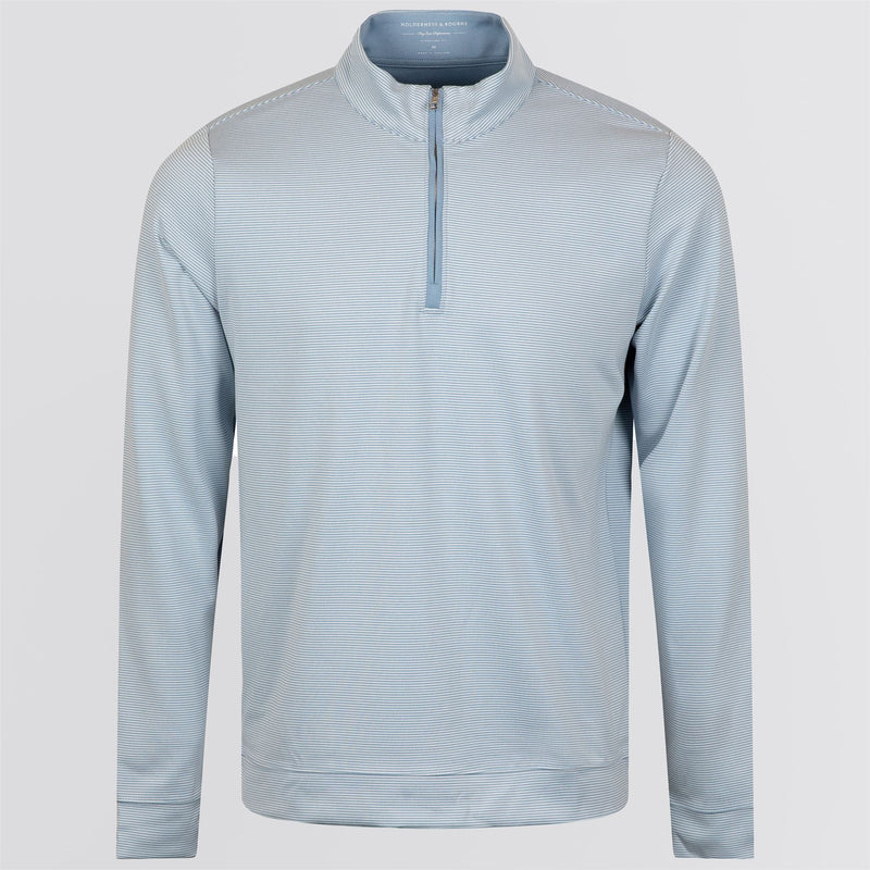 The Sherwood Pullover Mid Layer Bedford/White