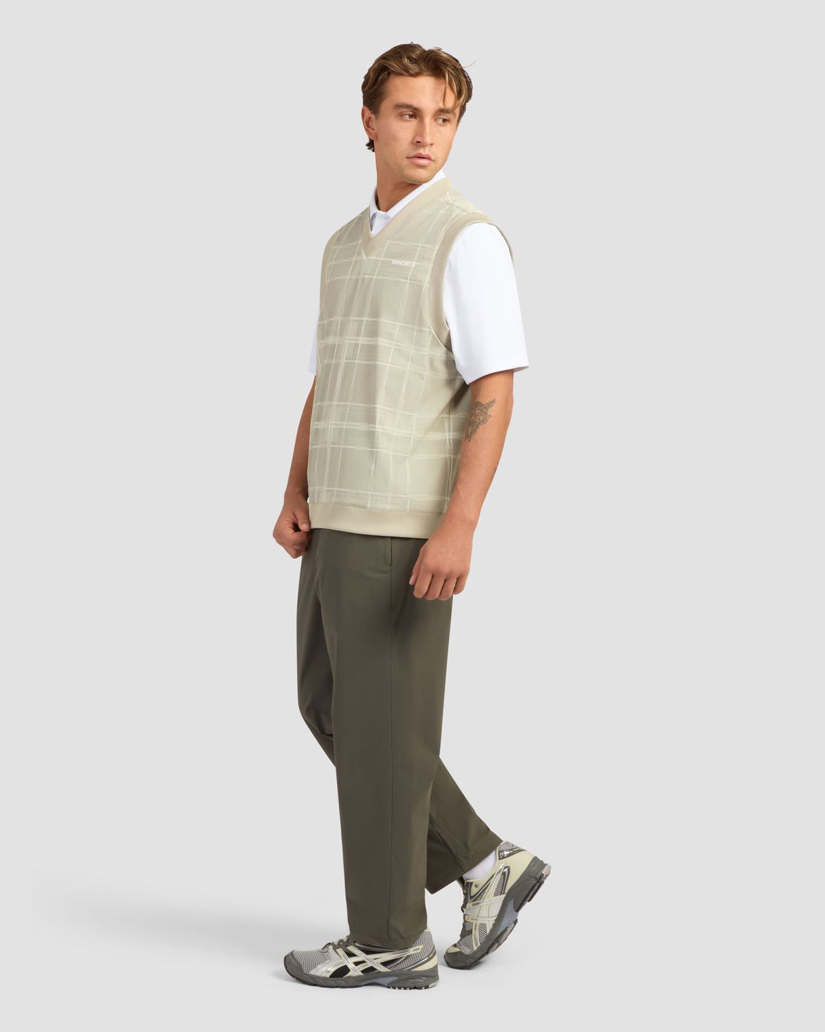 Reversible V-Neck Vest Dune
