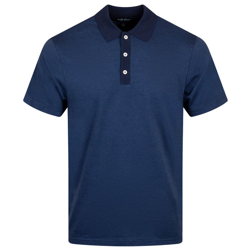 Barnes Knit Polo Navy - SS25