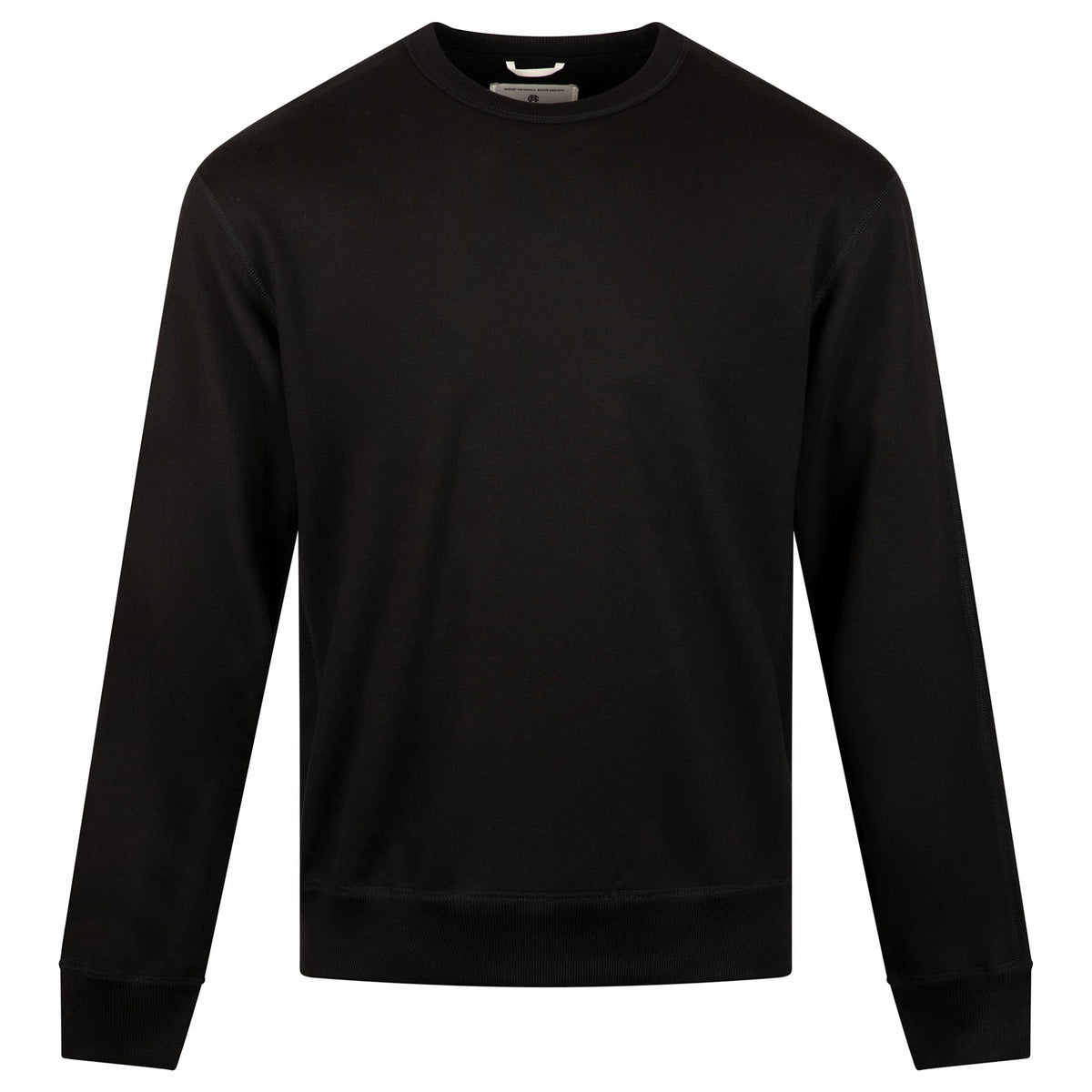 Midweight Terry Standard Crewneck Black