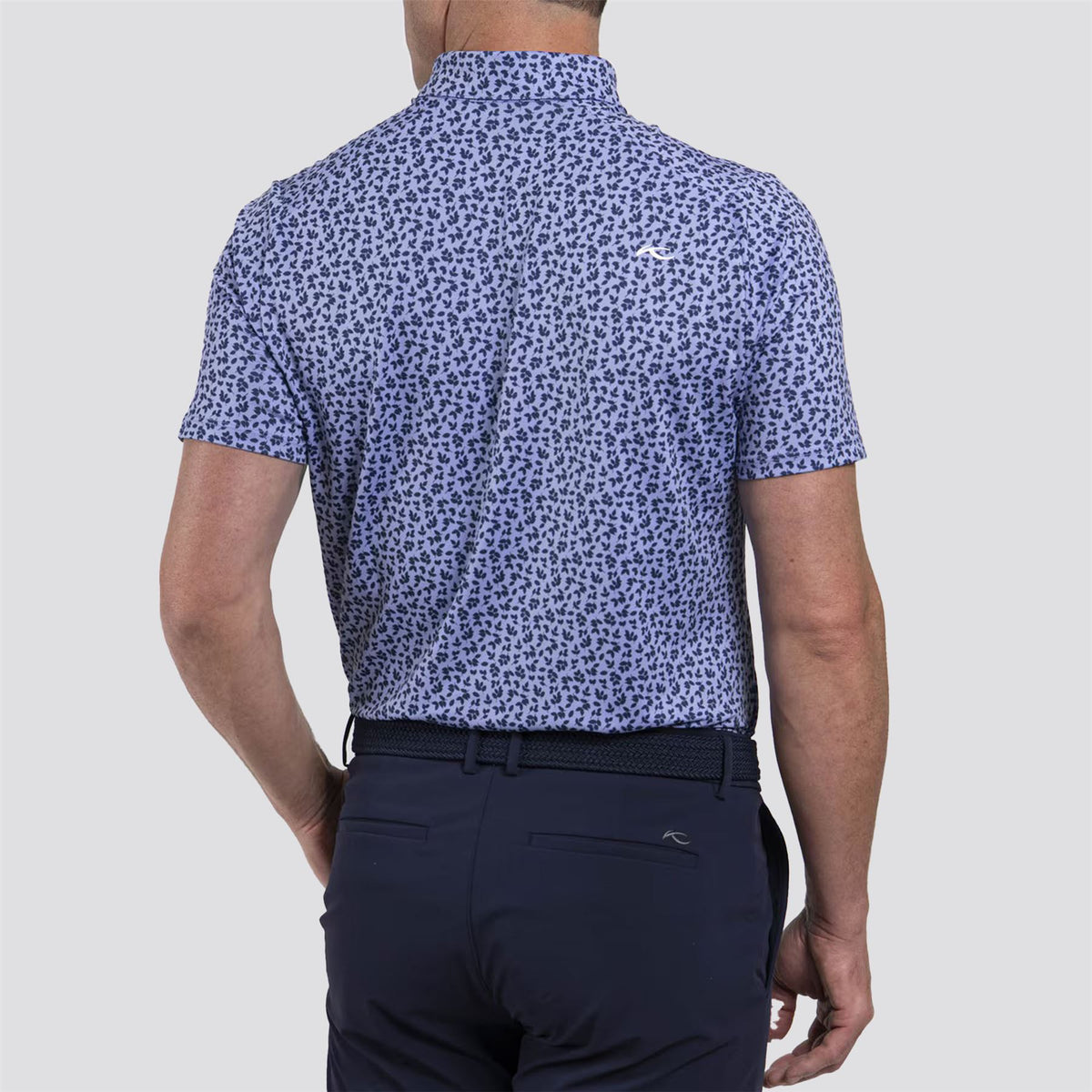 Lance Printed Polo Reflection/Atlanta Blue
