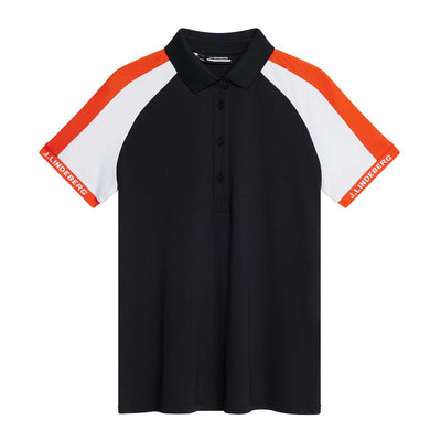 Womens Perinne TX Jersey Polo Black