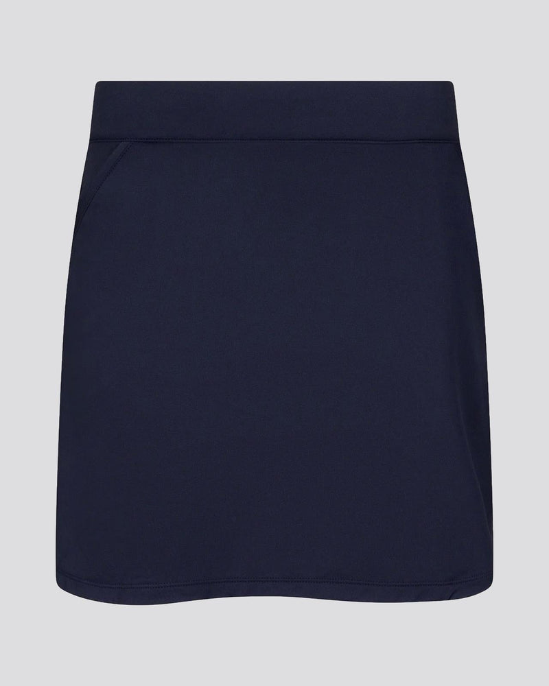 Womens Alice Petal Hem Skort Navy