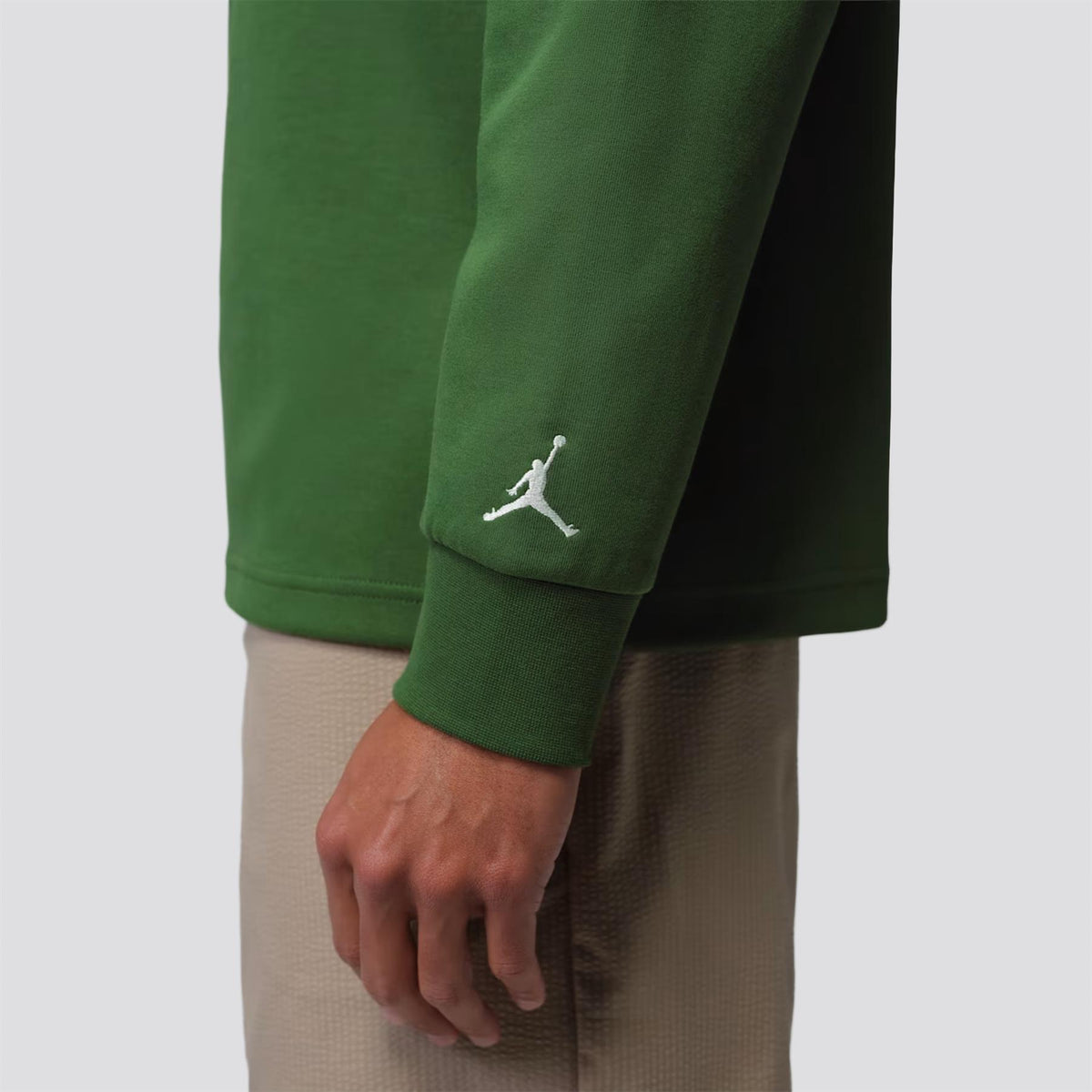 Jordan Dri-FIT Half Zip Mid Layer Forest Green/Sail
