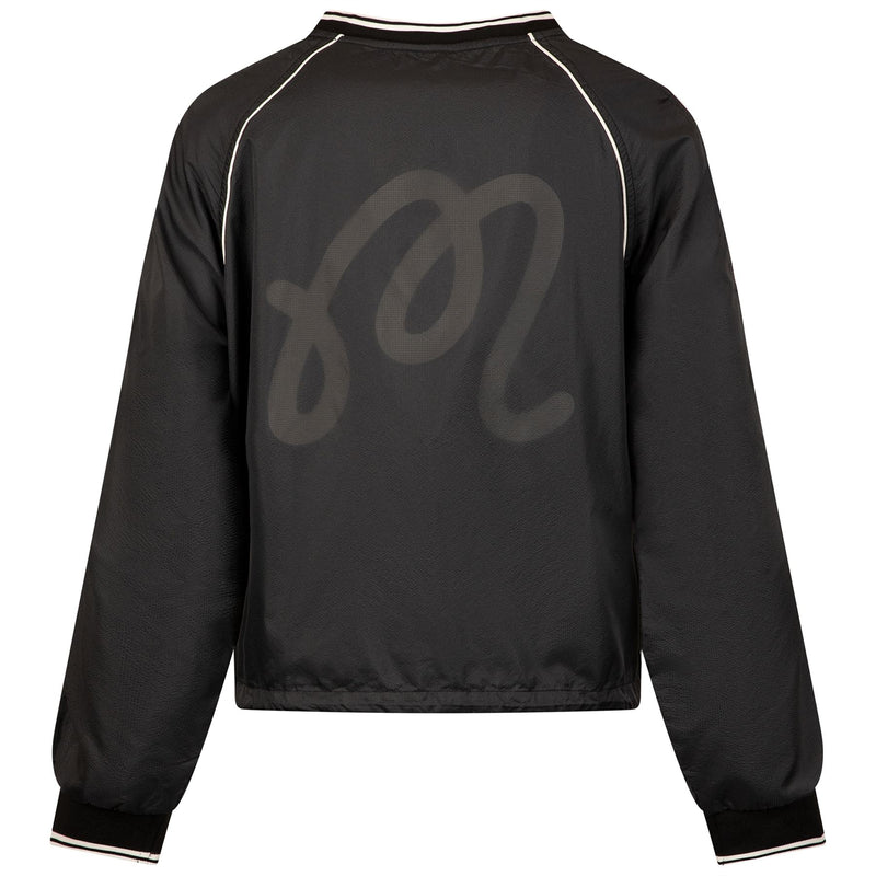 Womens Alessia Windbreaker Pullover Black
