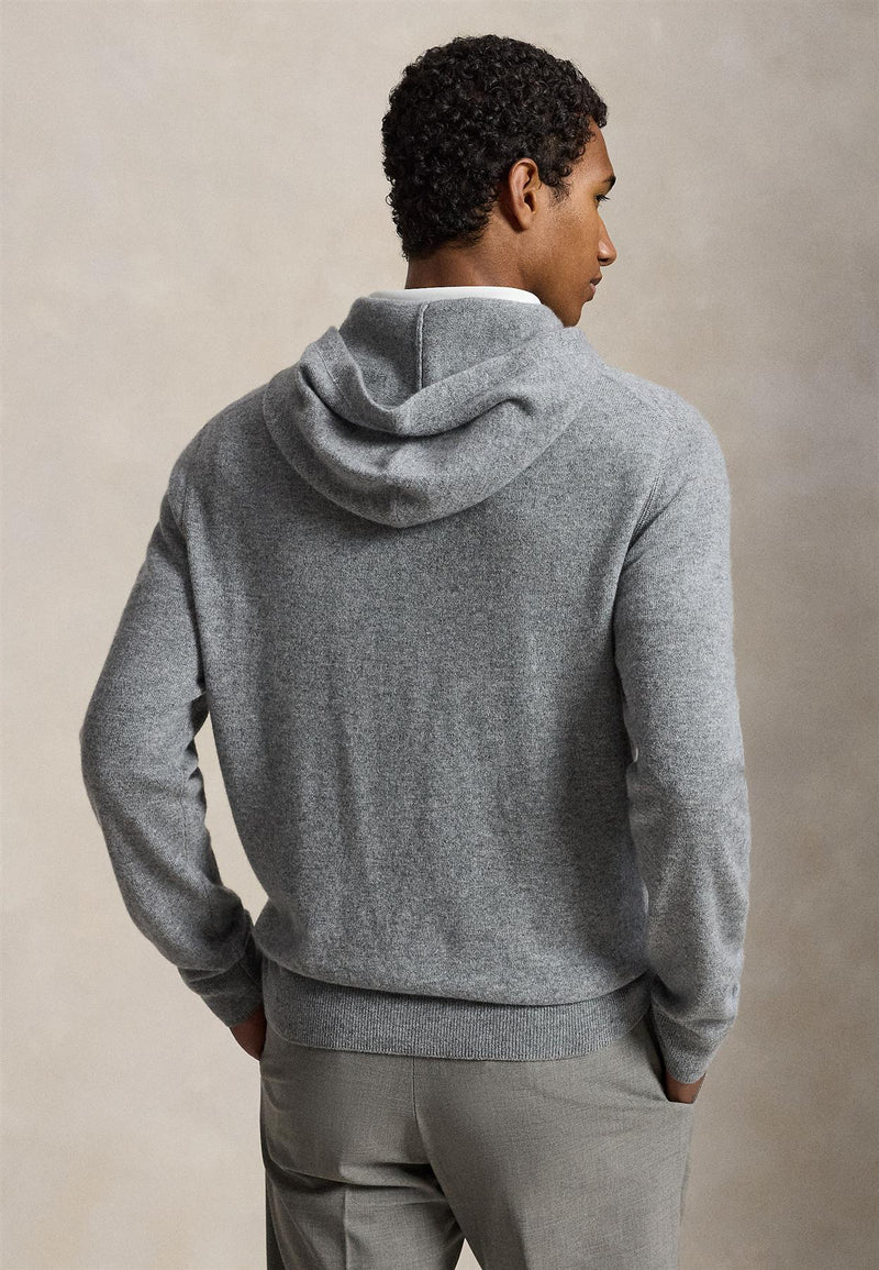 RLX Washable Cashmere Sweater Metalic Grey Heather
