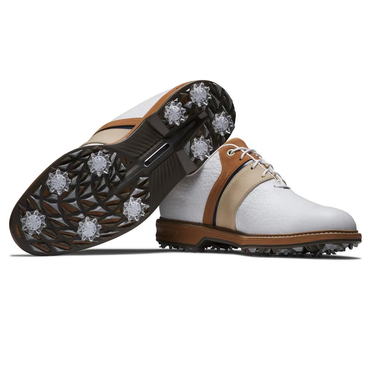 Premiere Series Packard LX Golf Shoes White/Blue/Brown