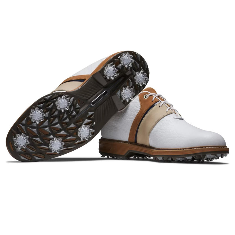 Premiere Series Packard LX Golf Shoes White/Blue/Brown