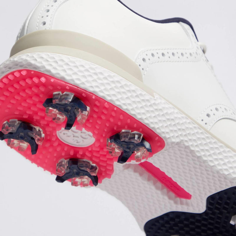 Gallivanter Leather Brogue Golf Shoes Snow/Stone