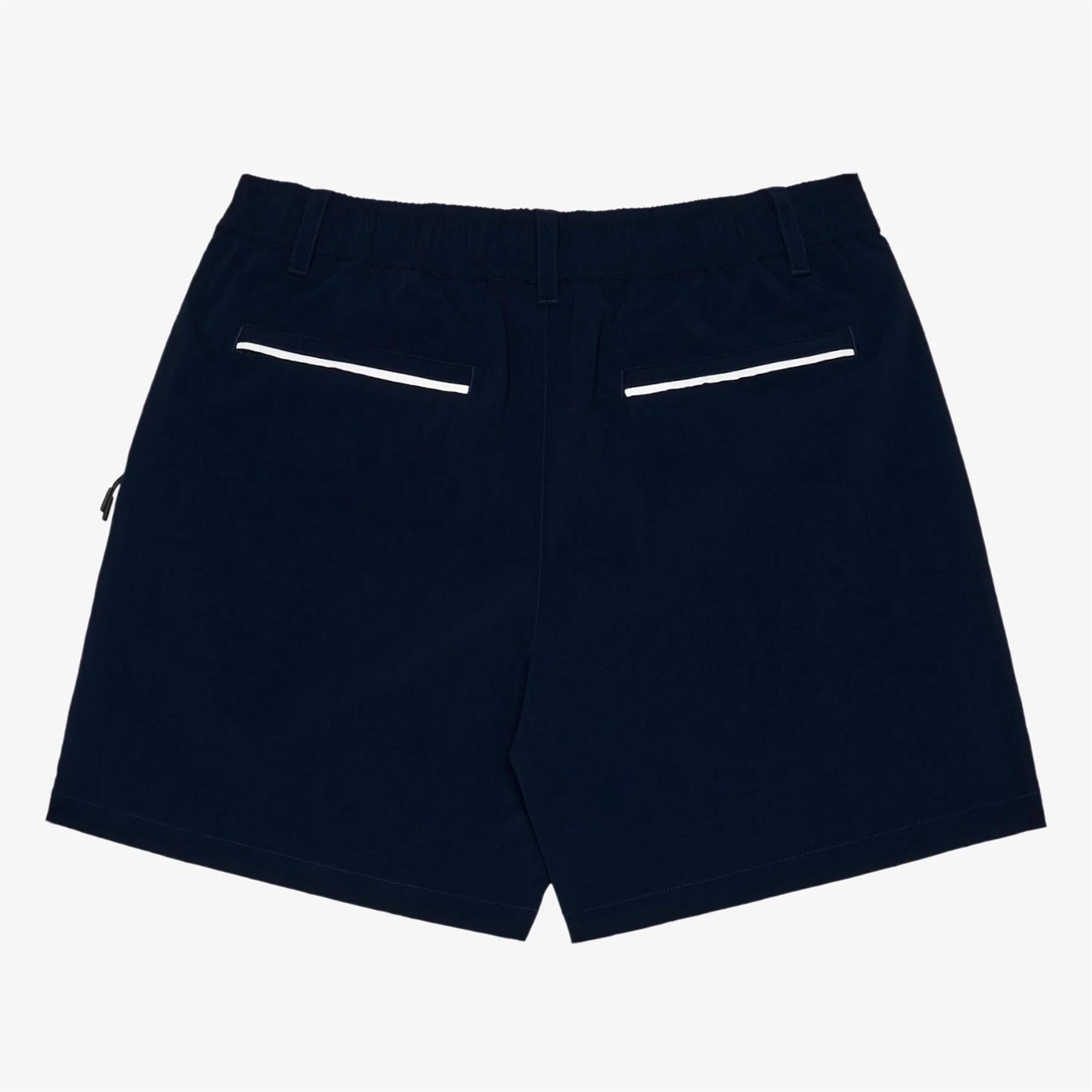 Malbon Golf Riva Nylon Shorts Navy | TRENDYGOLF USA