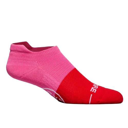 Womens Two-Tone Fore Play Ankle Socks Knockout Pink/Poppy - SS25