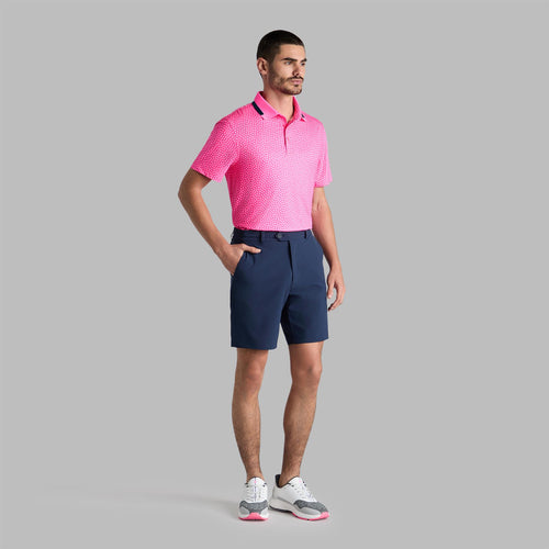 Circle G's Tech Jersey Polo Knockout Pink